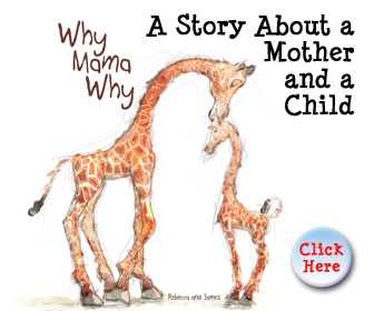 A book about a mother and baby giraffe