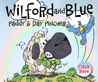 Wilford and Blue Paddy's Day Pincher Children's Book