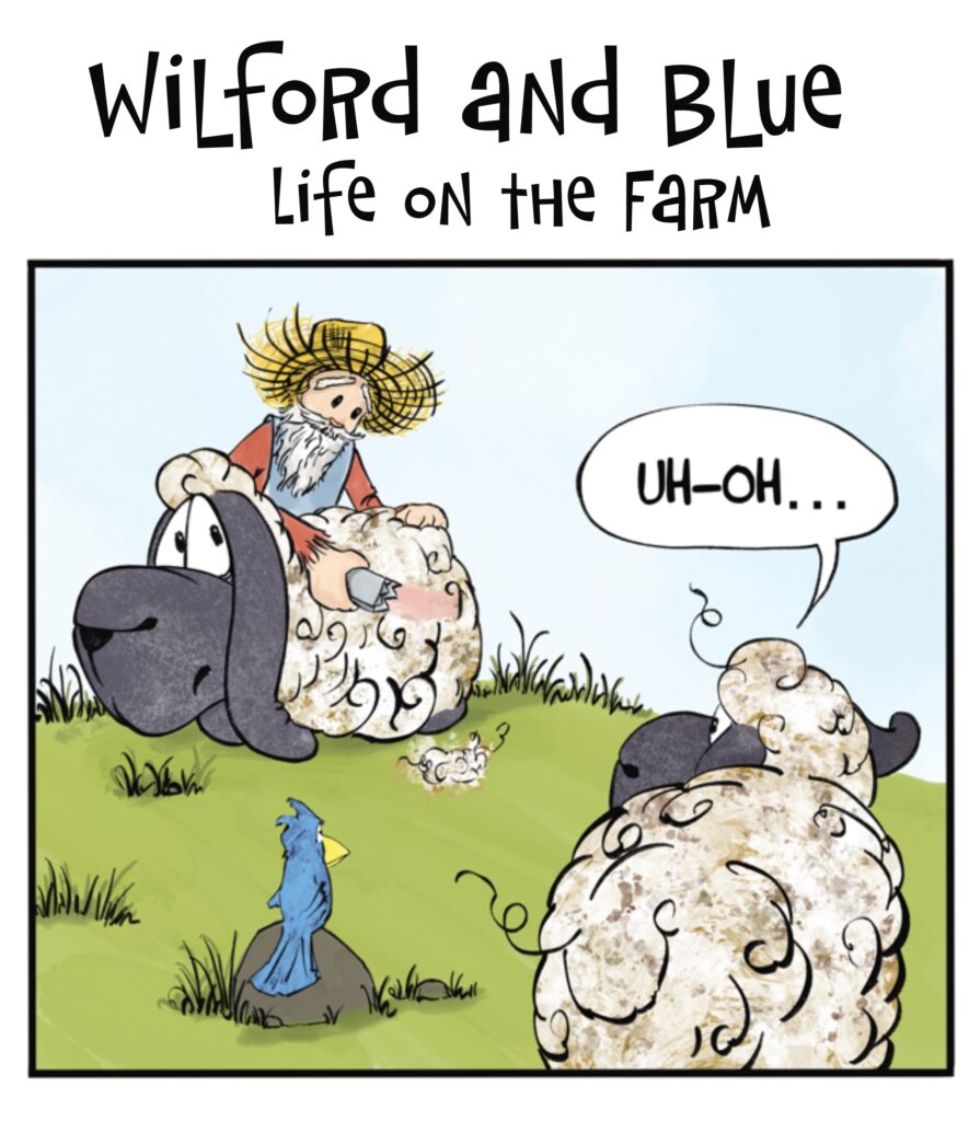 Wilford and Blue Life on the Farm Comic Strip