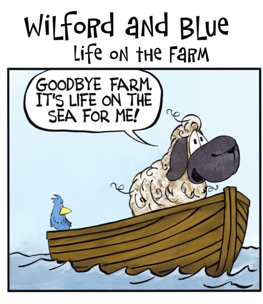 Wilford and Blue-Comic Strip for Kids